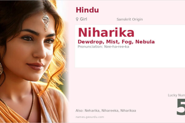 Niharika Name Meaning — Sanskrit Origin, Girl Name & Details (2025)
