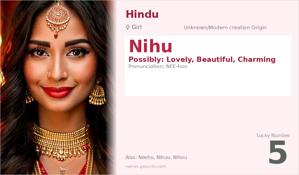 Nihu Name Meaning and Details