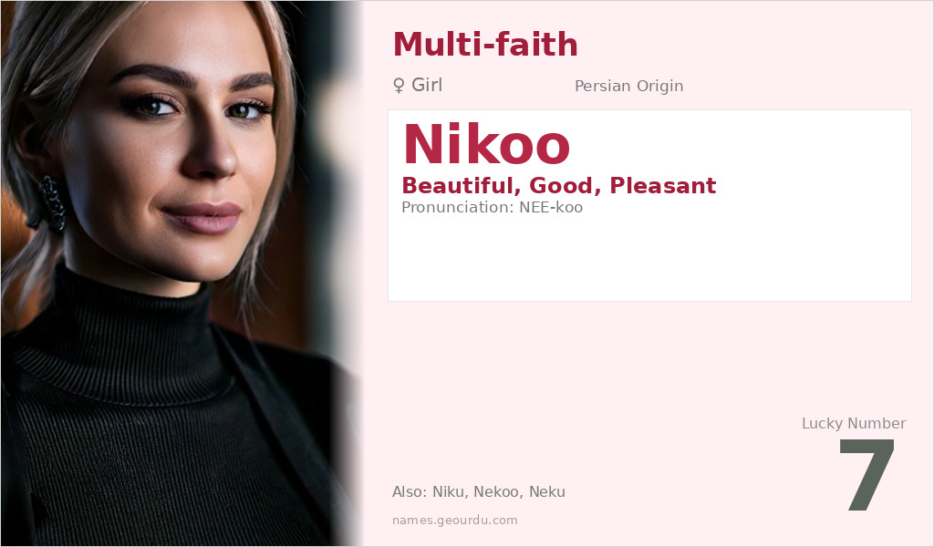Nikoo Name Meaning and Details