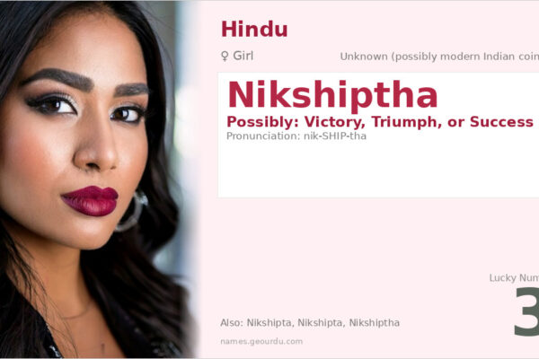 Nikshiptha Name Meaning — Origin, Gender & Details (2025)