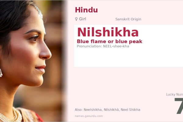 Nilshikha Name Meaning — Sanskrit Origin, Girl Name & Details (2025)