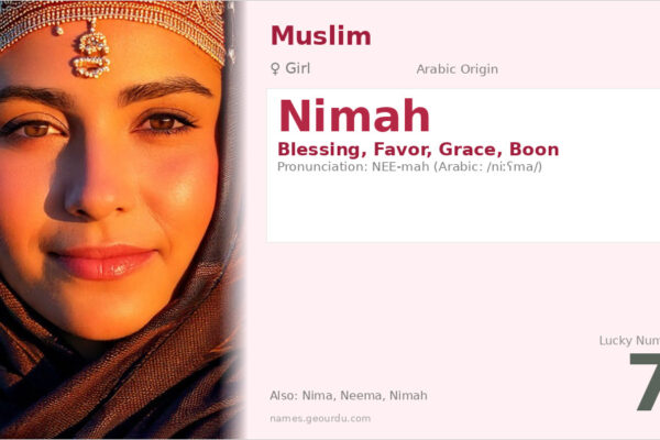 Nimah Name Meaning — Arabic Origin, Girl’s Name & Details (2025)