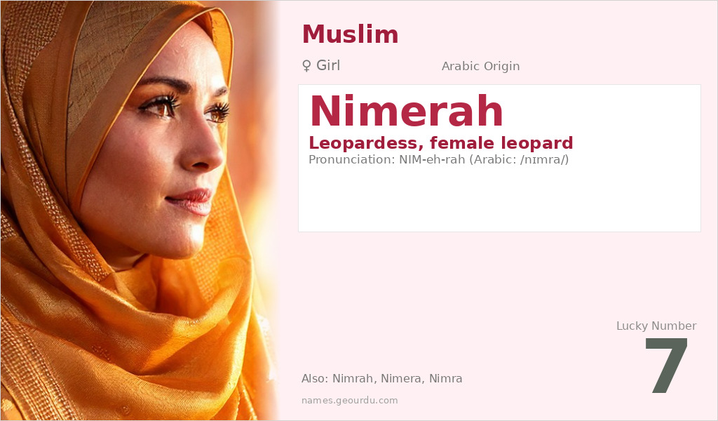 Nimerah Name Meaning and Details