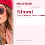 Nimmi Name Meaning and Details