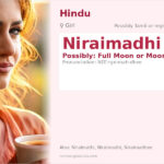 Niraimadhi Name Meaning and Details