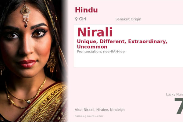 Nirali Name Meaning — Sanskrit Origin, Girl Name & Details (2025)
