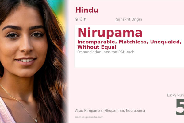 Nirupama Name Meaning — Sanskrit Origin, Girl Name & Details (2025)