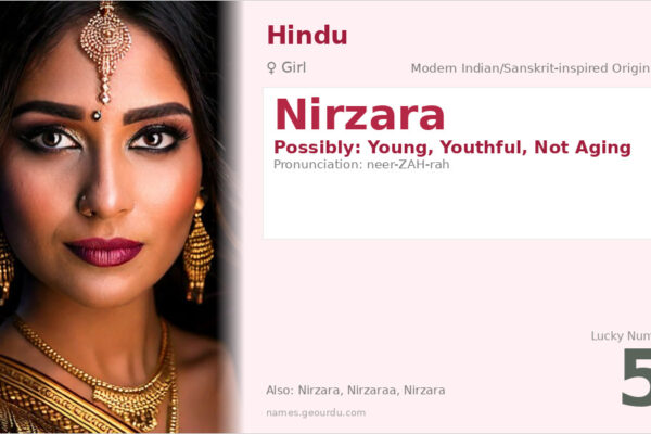 Nirzara Name Meaning — Origin, Gender & Details (2025)