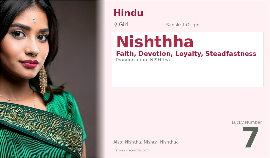 Nishthha Name Meaning and Details