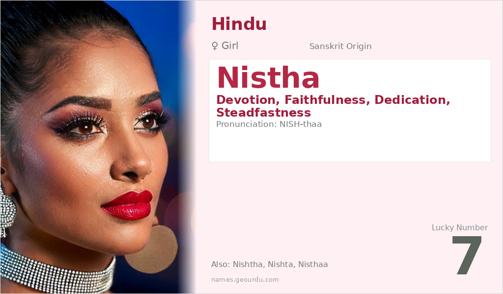 Nistha Name Meaning and Details