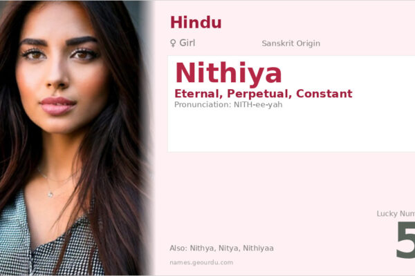 Nithiya Name Meaning — Sanskrit Origin, Girl Hindu Name & Details (2025)