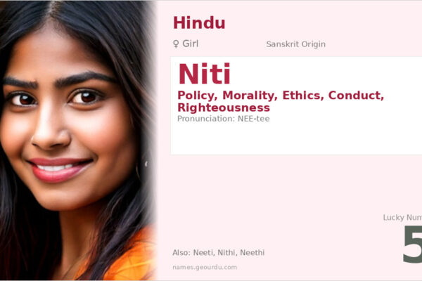 Niti Name Meaning — Sanskrit Origin, Girl Name & Details (2025)