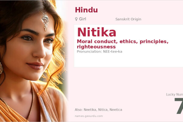 Nitika Name Meaning — Sanskrit Origin, Girl Name & Details (2025)