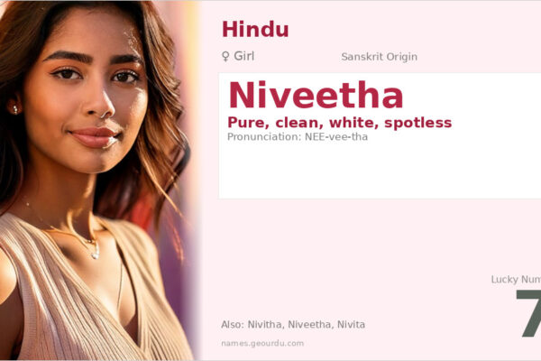 Niveetha Name Meaning — Sanskrit Origin, Girl Name & Details (2025)