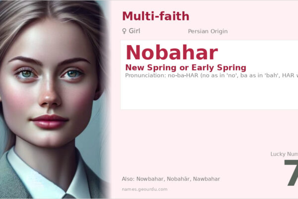 Nobahar Name Meaning — Persian Origin, Girl Name & Details (2025)