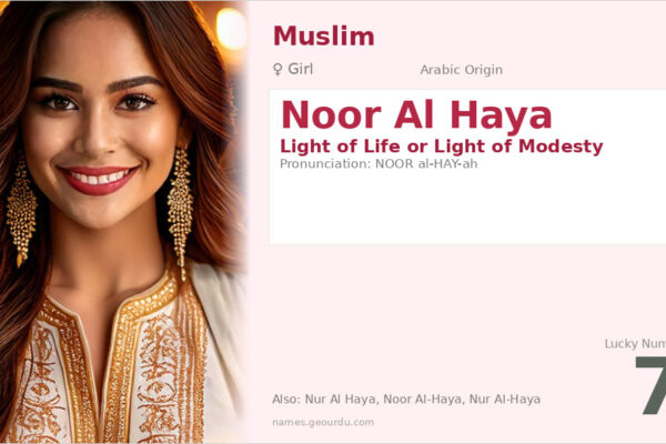 Noor Al Haya Meaning — Arabic Origin, Girl Name & Details (2025)