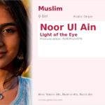 Noor Ul Ain Name Meaning and Details
