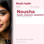 Nousha Name Meaning and Details