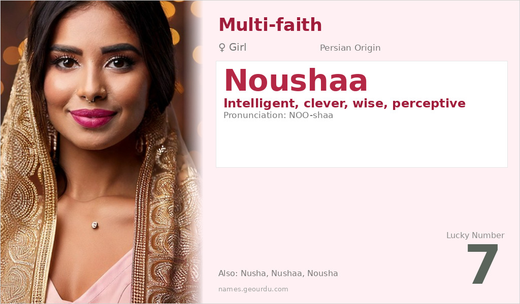 Noushaa Name Meaning and Details