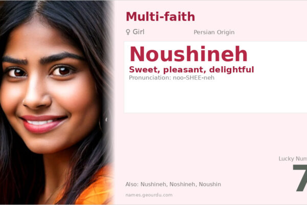 Noushineh Meaning — Persian Origin, Girl Name & Details (2025)