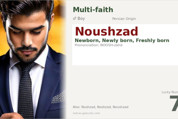 Noushzad Name Meaning — Persian Origin, Boy Name & Details (2025)