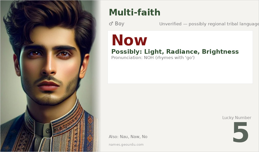 Now Name Meaning and Details