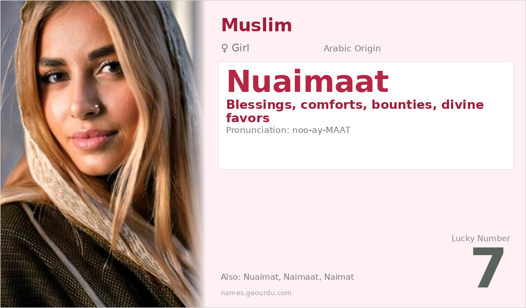 Nuaimaat Name Meaning and Details