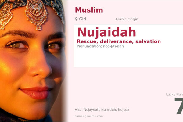 Nujaidah Name Meaning — Arabic Origin, Girl Name & Details (2025)