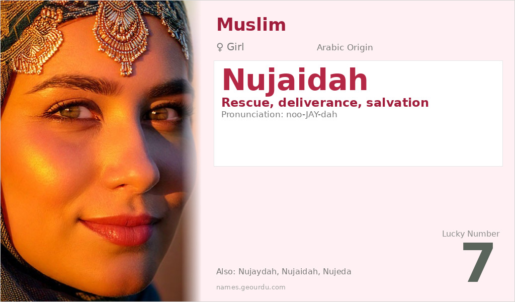 Nujaidah Name Meaning and Details