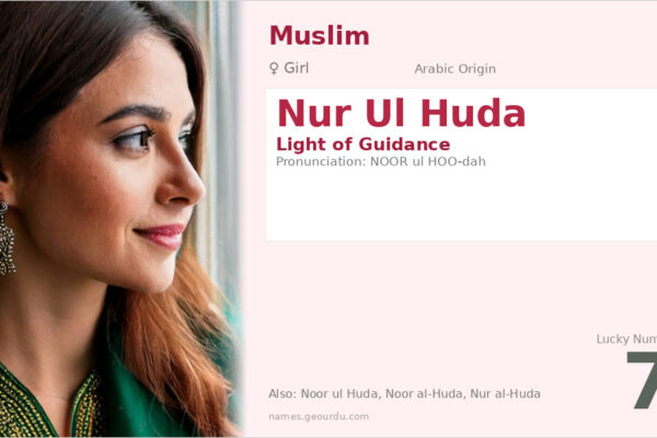 Nur Ul Huda Meaning — Arabic Origin, Girl Name & Islamic Significance (2025)