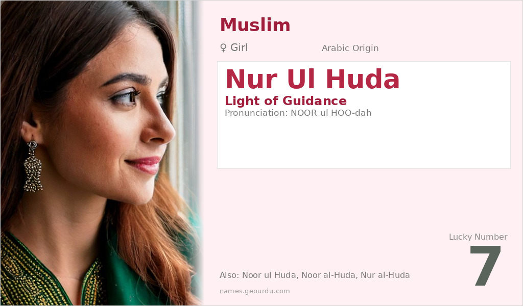 Nur Ul Huda Name Meaning and Details