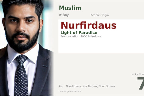 Nurfirdaus Name Meaning — Arabic Origin, Boy Name & Details (2025)