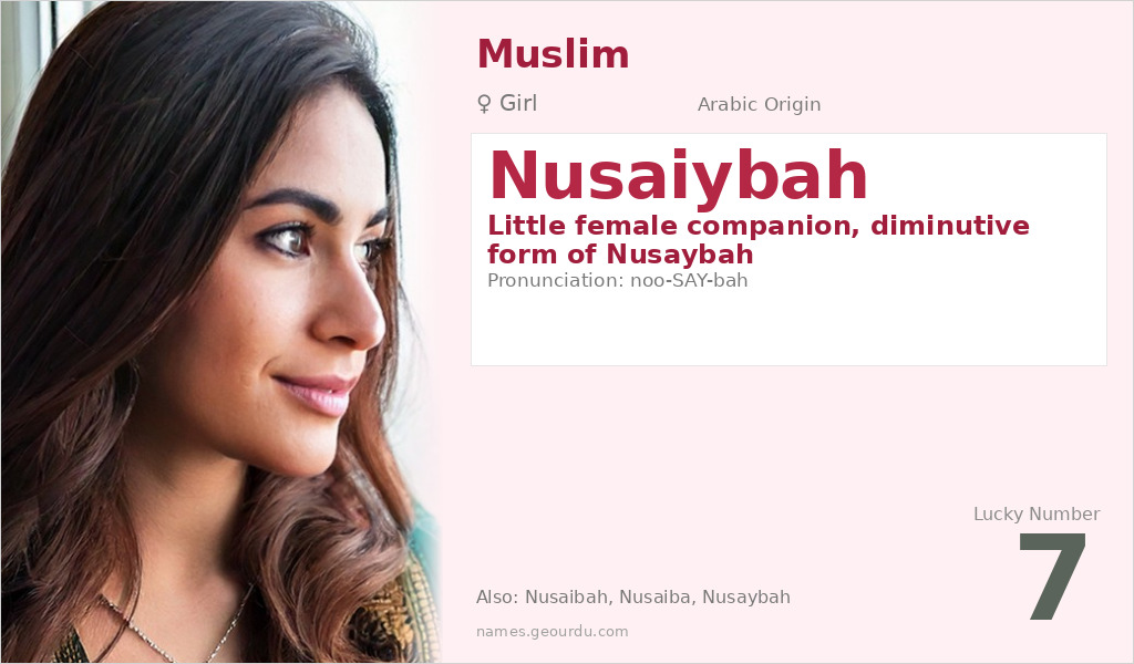 Nusaiybah Name Meaning and Details