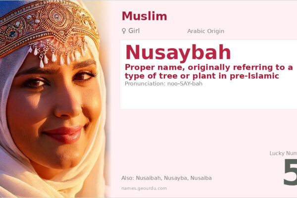 Nusaybah Name Meaning — Arabic Origin, Girl Name & Historical Significance (2025)