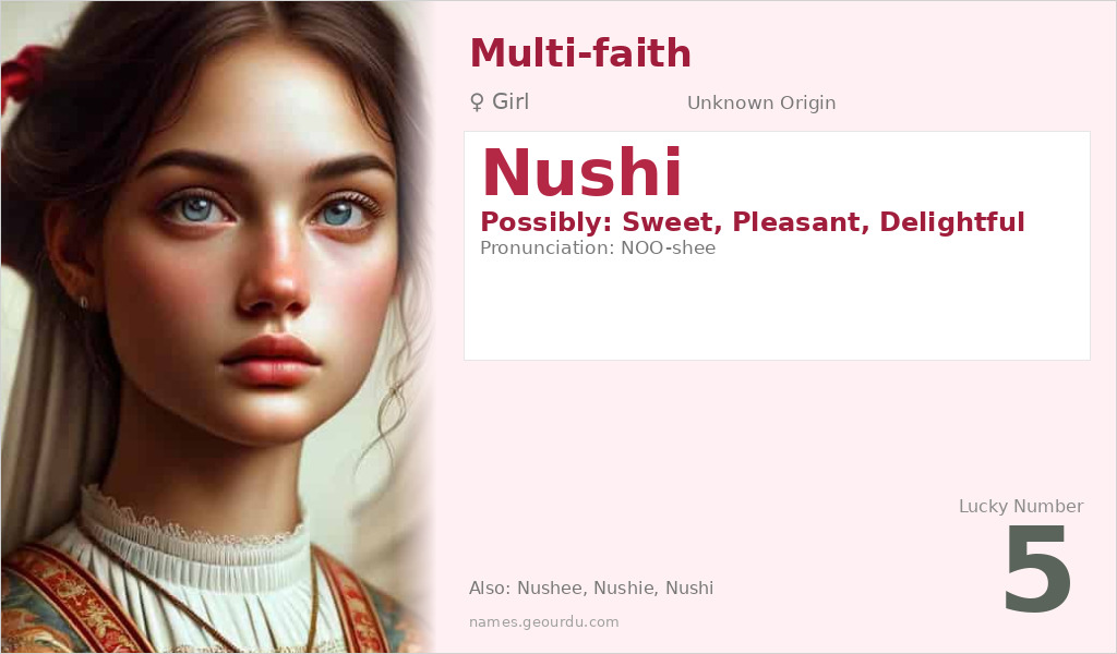 Nushi Name Meaning and Details