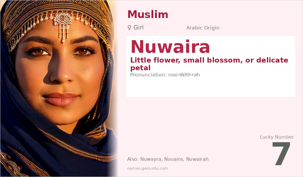 Nuwaira Name Meaning and Details