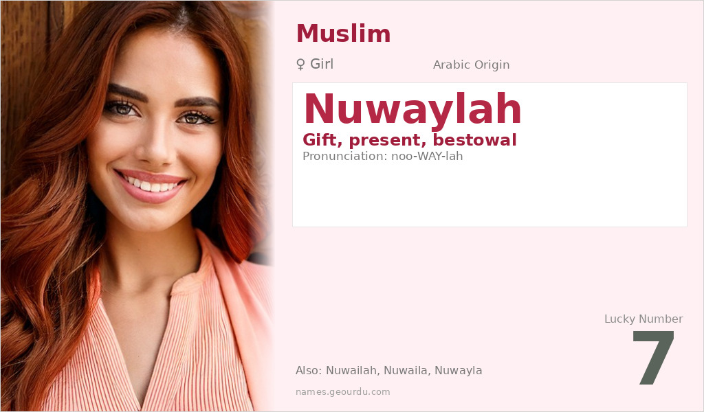 Nuwaylah Name Meaning and Details