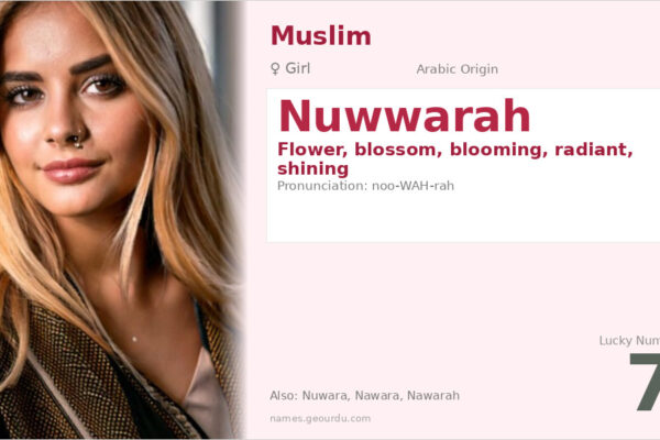 Nuwwarah Name Meaning — Arabic Origin, Girl Name & Details (2025)