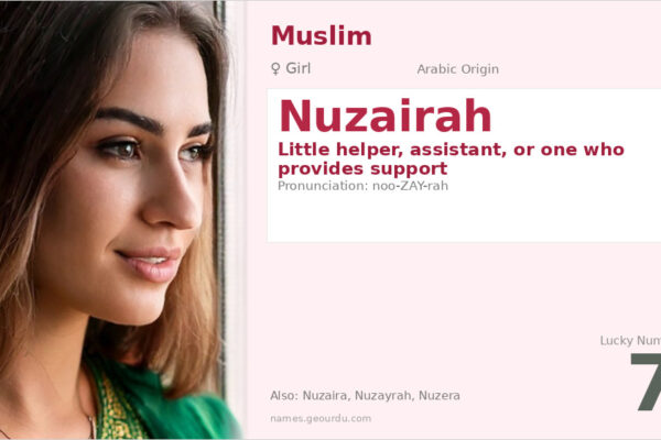 Nuzairah Name Meaning — Arabic Origin, Girl Name & Details (2025)