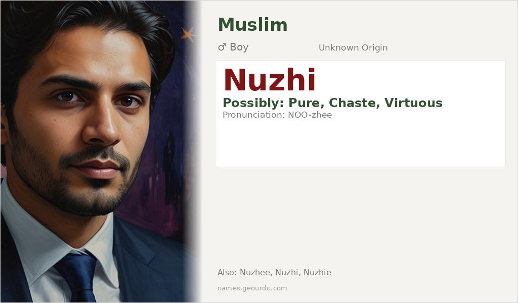 Nuzhi Name Meaning and Details