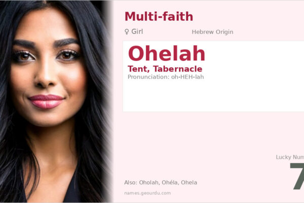 Ohelah Name Meaning — Hebrew Origin, Girl Name & Biblical Significance (2025)