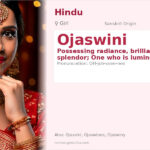 Ojaswini Name Meaning and Details