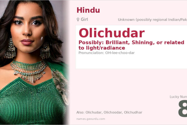 Olichudar Name Meaning — Origin, Gender & Details (2025)
