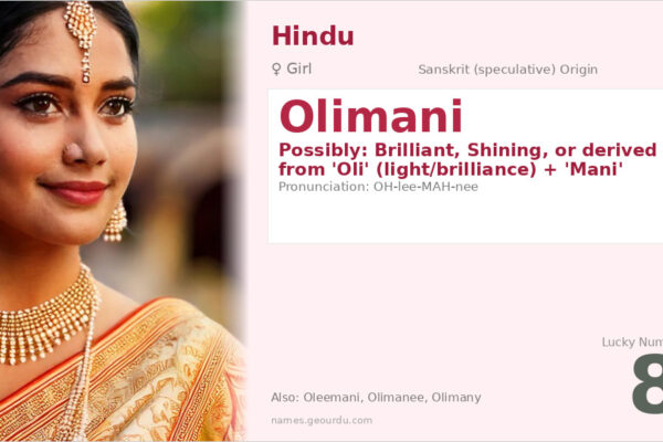 Olimani Name Meaning — Origin, Gender & Details (2025)