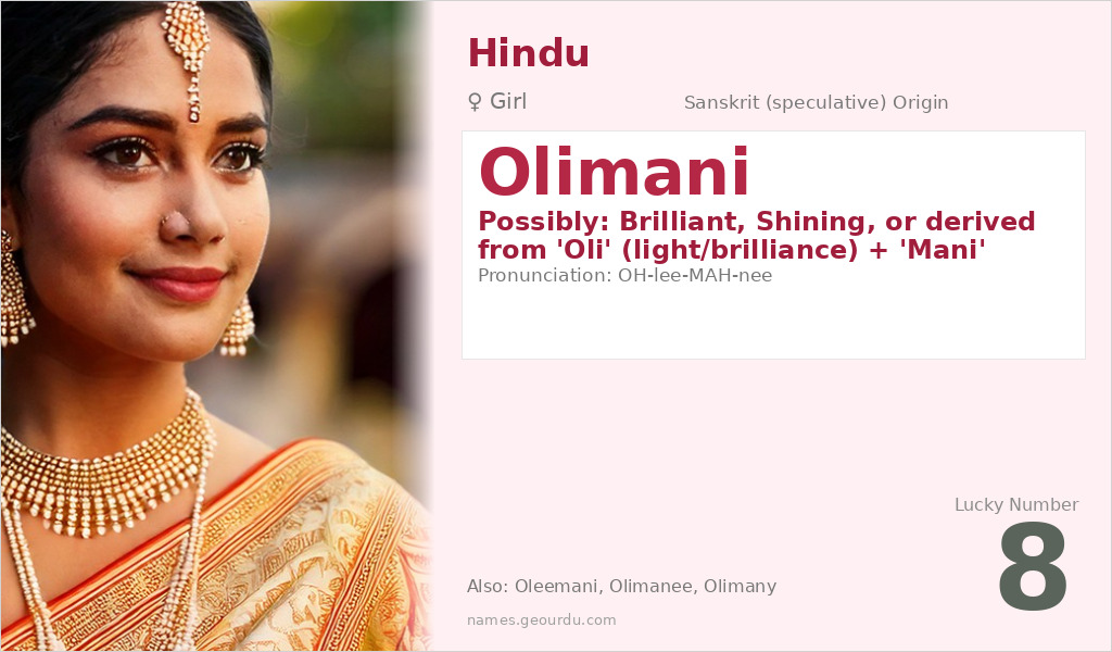 Olimani Name Meaning and Details