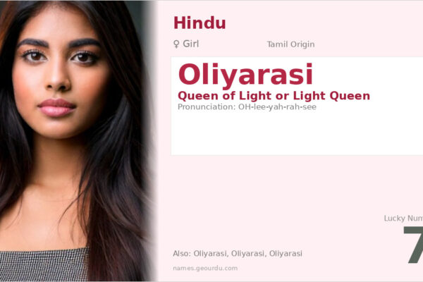 Oliyarasi Name Meaning — Tamil Origin, Girl Name & Details (2025)