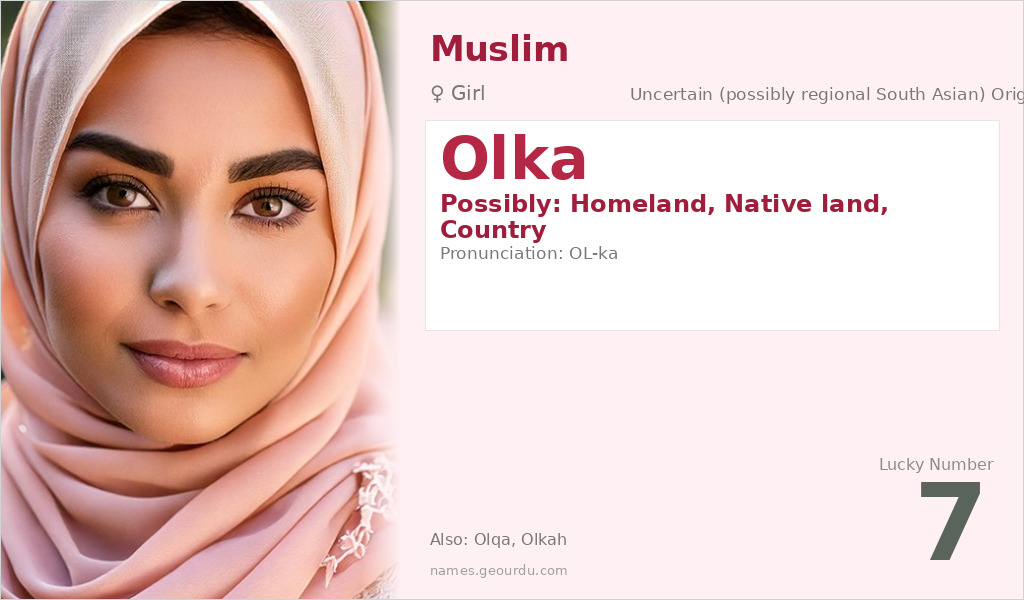 Olka Name Meaning and Details