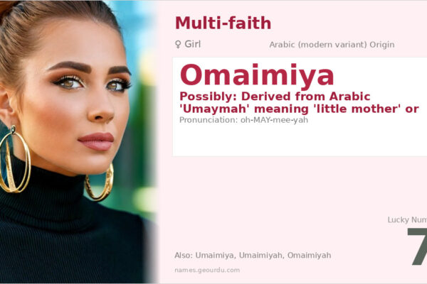 Omaimiya Name Meaning — Origin, Gender & Details (2025)