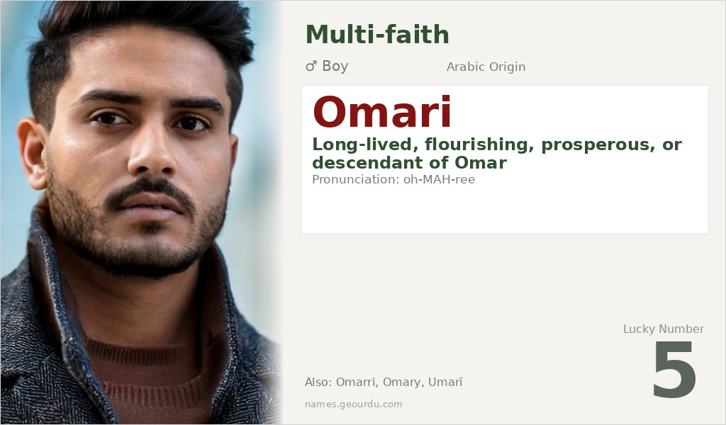 Omari Name Meaning and Details