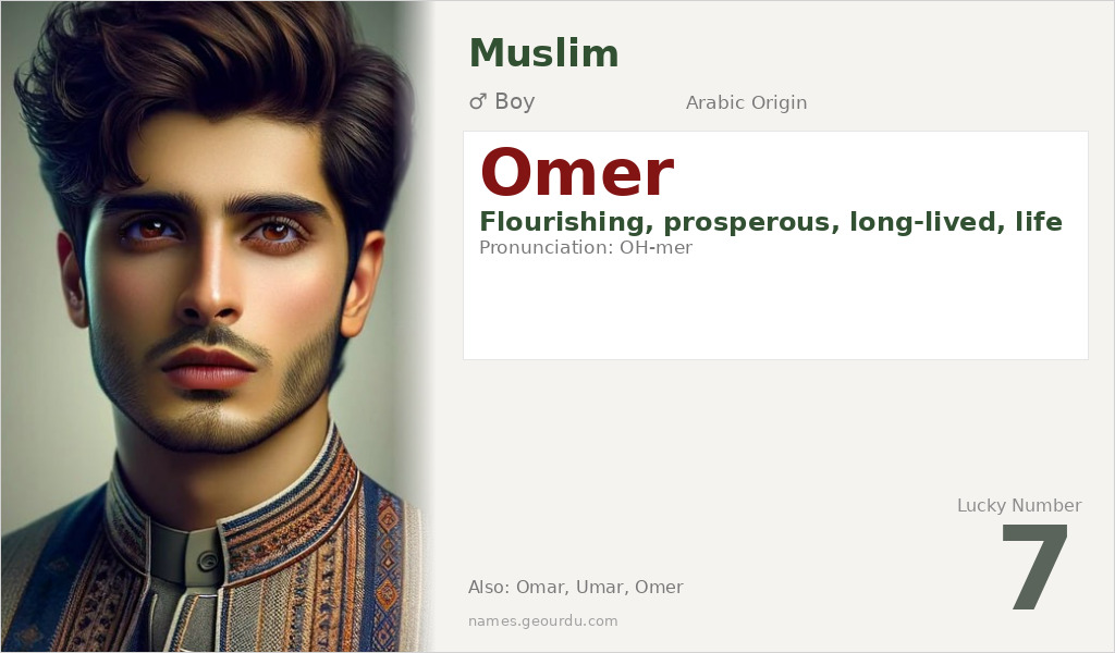 Omer Name Meaning and Details